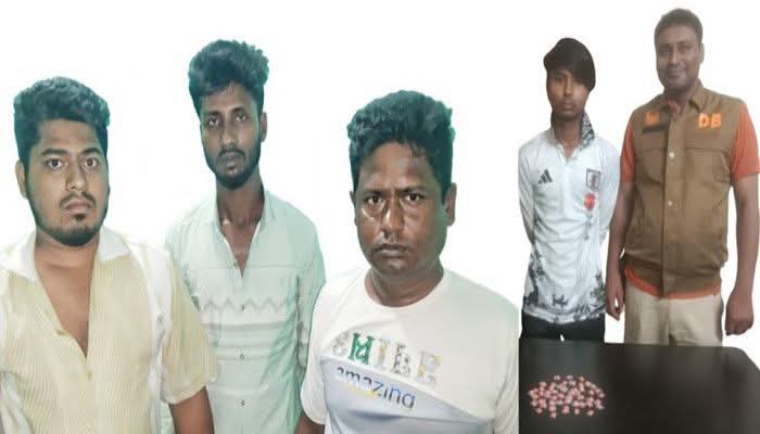 রাজশাহীতে চোলাই মদ সহ গ্রেপ্তার ৪