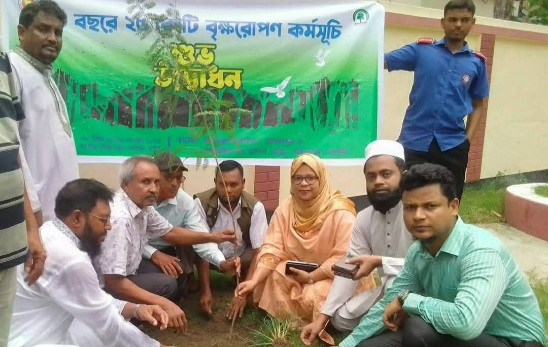 কেশবপুরে বৃক্ষরোপন কর্মসূচির শুভ উদ্বোধন