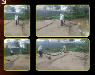 ঈদগাঁওতে অবৈধ বালু উত্তোলনে অভিযান 