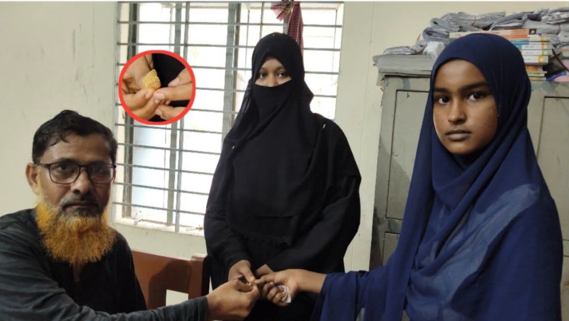 সততার উজ্জ্বল দৃষ্টান্ত গোমাতলী উচ্চ বিদ্যালয় শিক্ষার্থী ফারিয়ার 