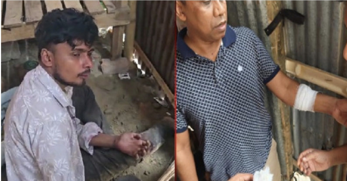 আদাবরে ওসি-এসআইকে কুপিয়ে জখম করল ছিনতাইকারী
