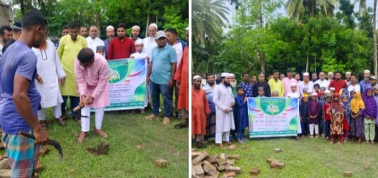 কেশবপুরে কওমী মাদরাসার ভিত্তিপ্রস্তর স্থাপন করলেন, আবুল হোসেন আজাদ