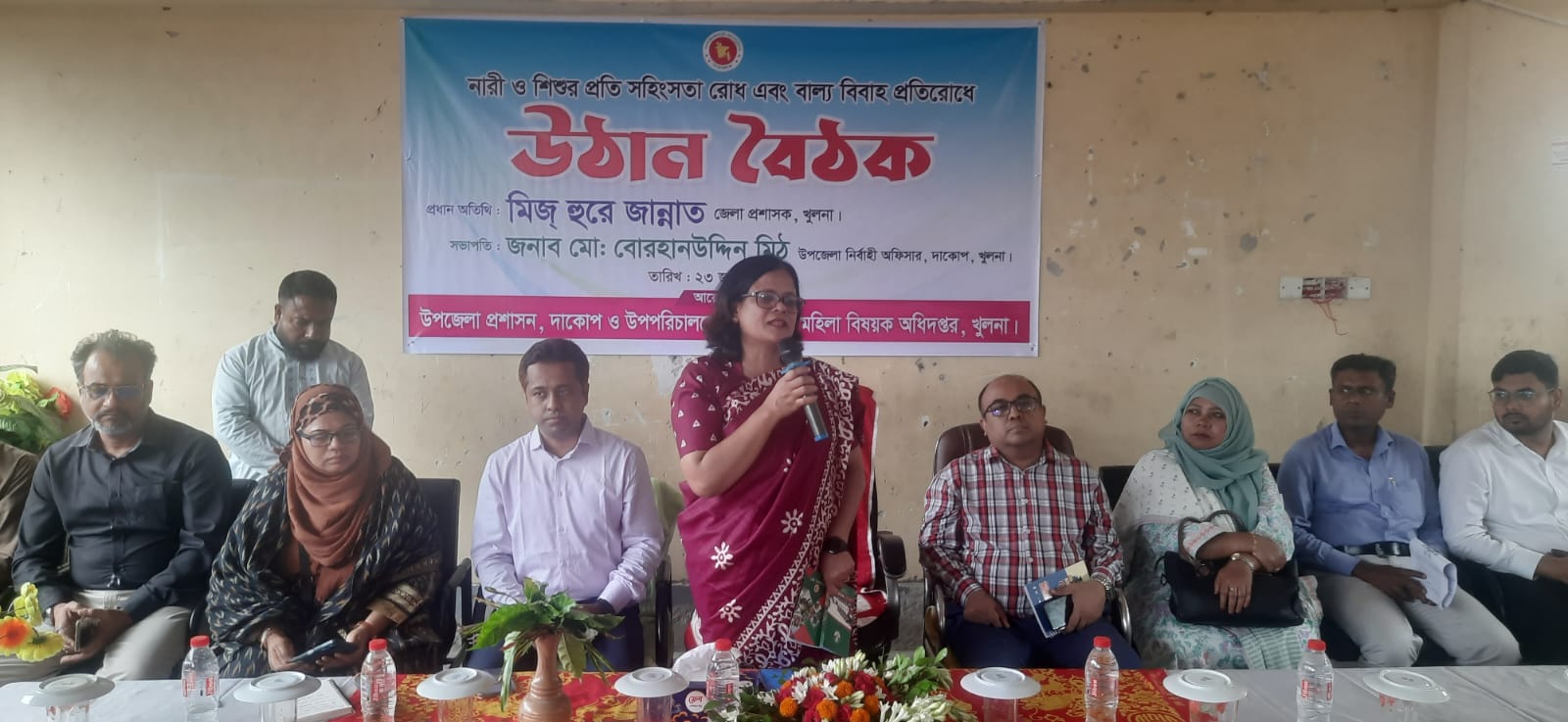 দাকোপে জেলা প্রশাসকের বিভিন্ন কর্মসূচি:নারীর শিক্ষা, স্বাস্থ্য ও সুন্দর ভবিষ্যত গড়তে আঠারোর আগে বিয়ে নয়