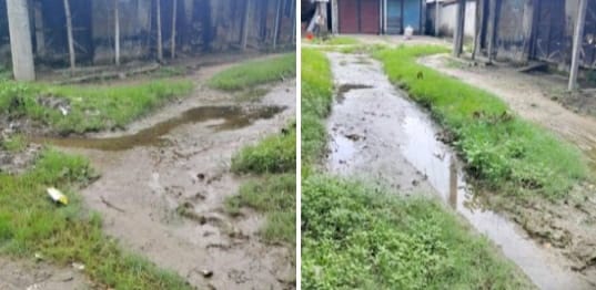 কেশবপুরে গড়ভাঙ্গা বাজারের অভ্যন্তরীণ সড়কে দুর্ভোগ বেড়েই চলেছে