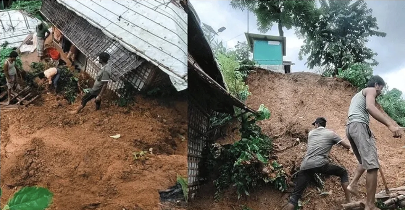 টানা বর্ষণে কক্সবাজারে পাহাড়ধসে ৯ জনের মৃত্যু