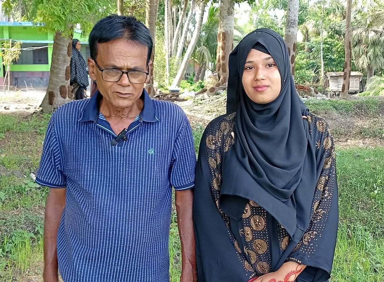 কেশবপুরের থেকে জিপিএ ৪ পেয়েছে লাভিবা আক্তার জিম