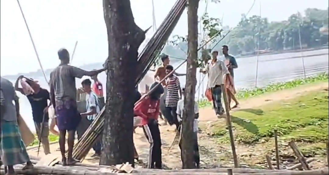 সুনামগঞ্জের দিরাইয়ের তারাপাশা মিলনবাজারে দু”পক্ষের সংঘর্ষ ৪ রাউন্ড গুলি ছুড়া দোকানপাঠ লুটপাঠ