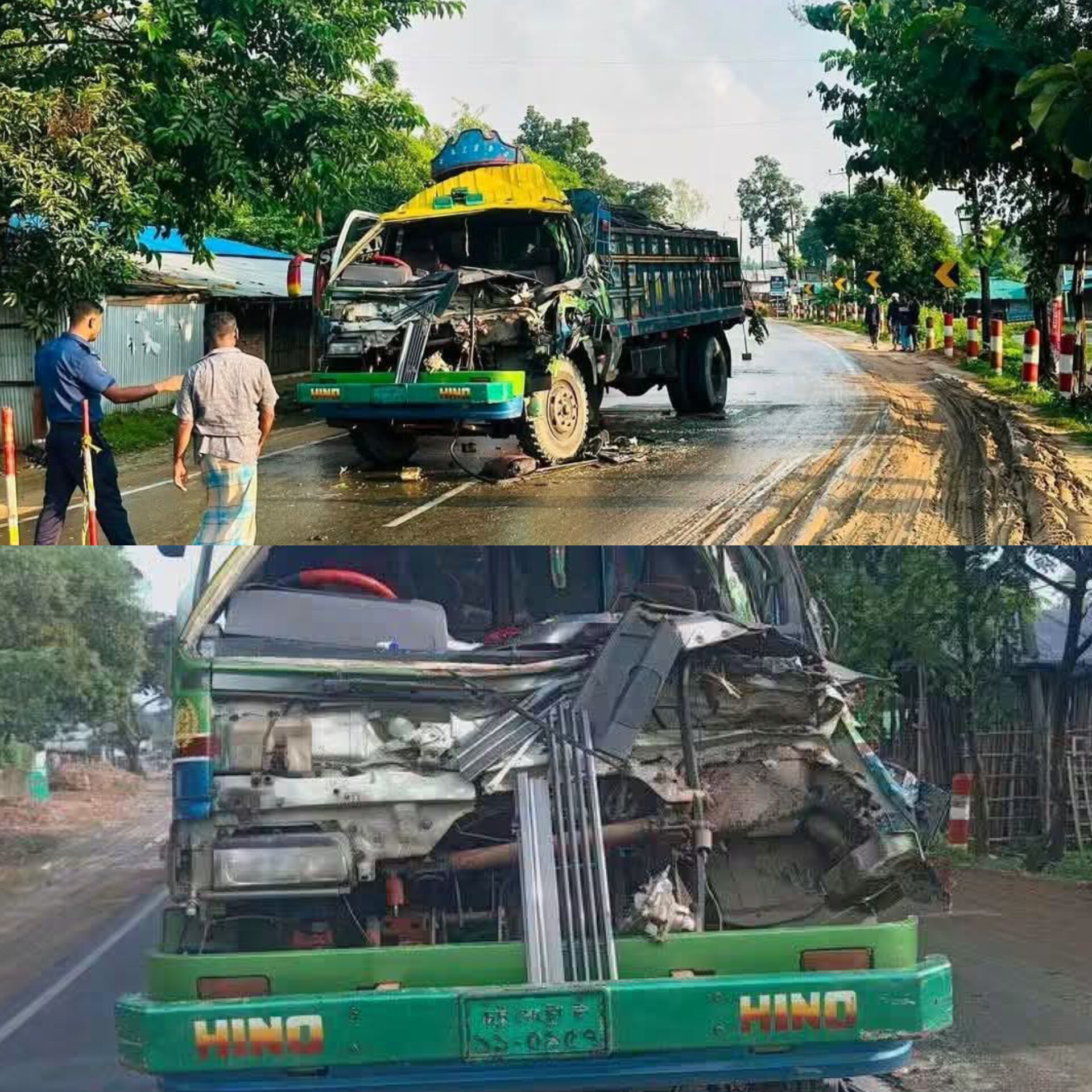 চট্টগ্রাম-কক্সবাজার মহাড়কের ঈদগাঁওতে দুই ট্রাকের সংঘর্ষে হেলপার নিহত