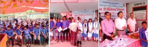 কেশবপুরের সাগরদাঁড়িতে ৩৫৩ শিক্ষার্থী পেল ইউনিফর্ম