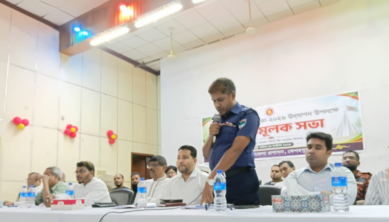 কেশবপুরে আসন্ন শারদীয় দুর্গাপূজা  উদযাপন উপলক্ষে প্রস্তুতিমূলক সভা 