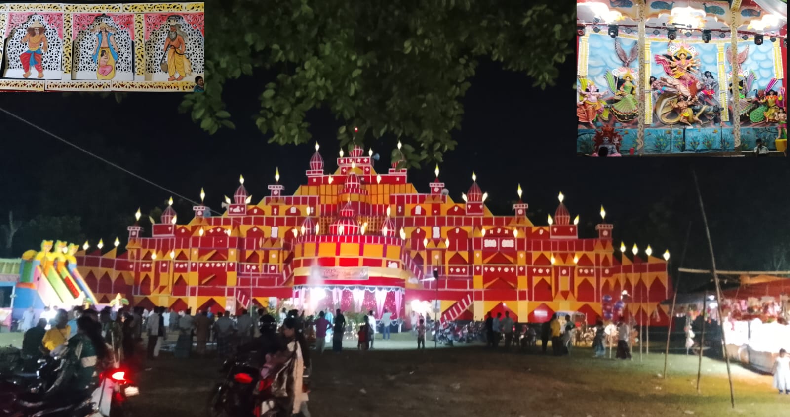 বীরগঞ্জের সাহাডুবীতে দুর্গোৎসব ঘিরে উৎসবের আমেজবের আমেজ