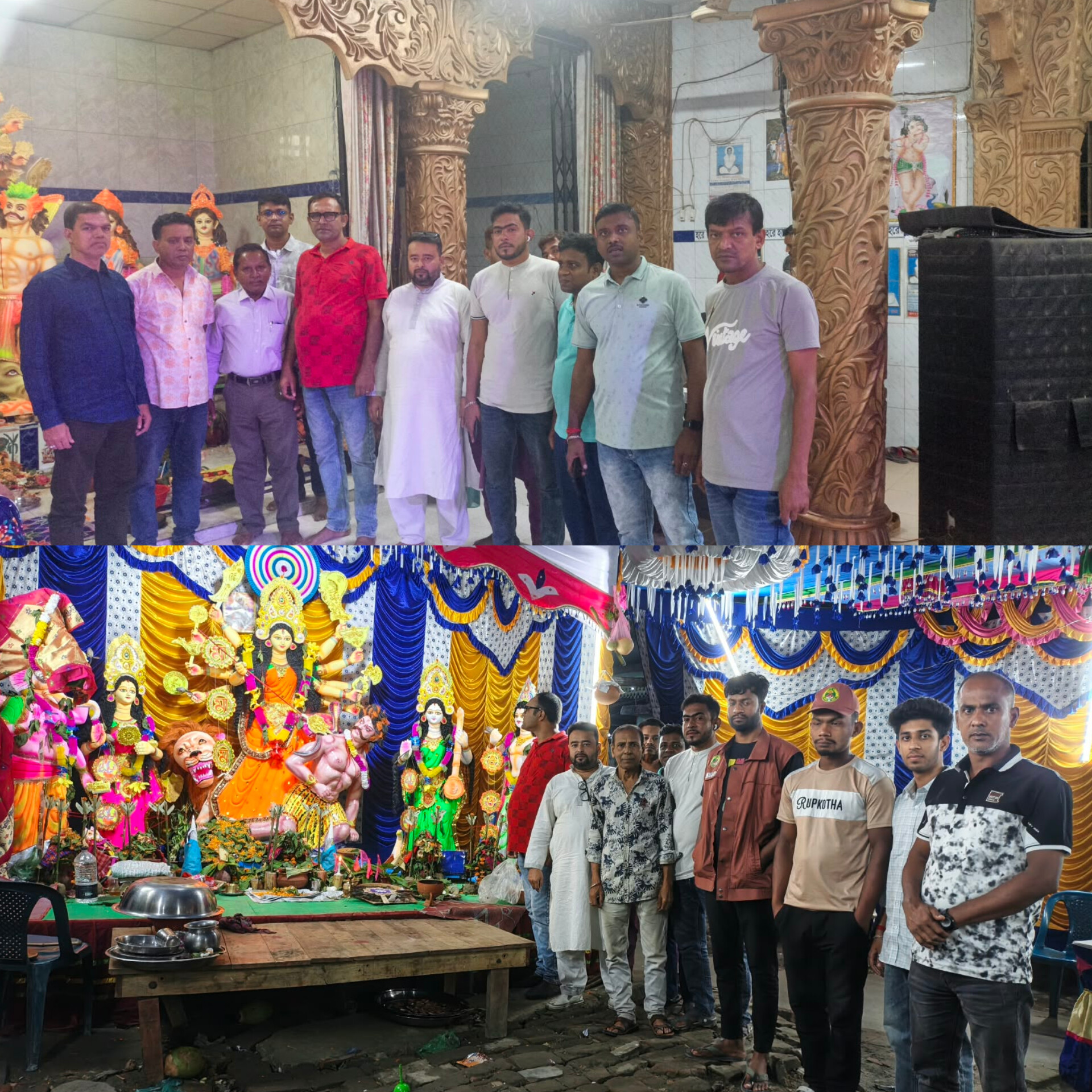 শারদীয় দূর্গা পূজা উপলক্ষে যশোরের বিভিন্ন পূজা মন্ডপ পরিদর্শন করেন এবং আর্থিক সহযোগিতা করেন।