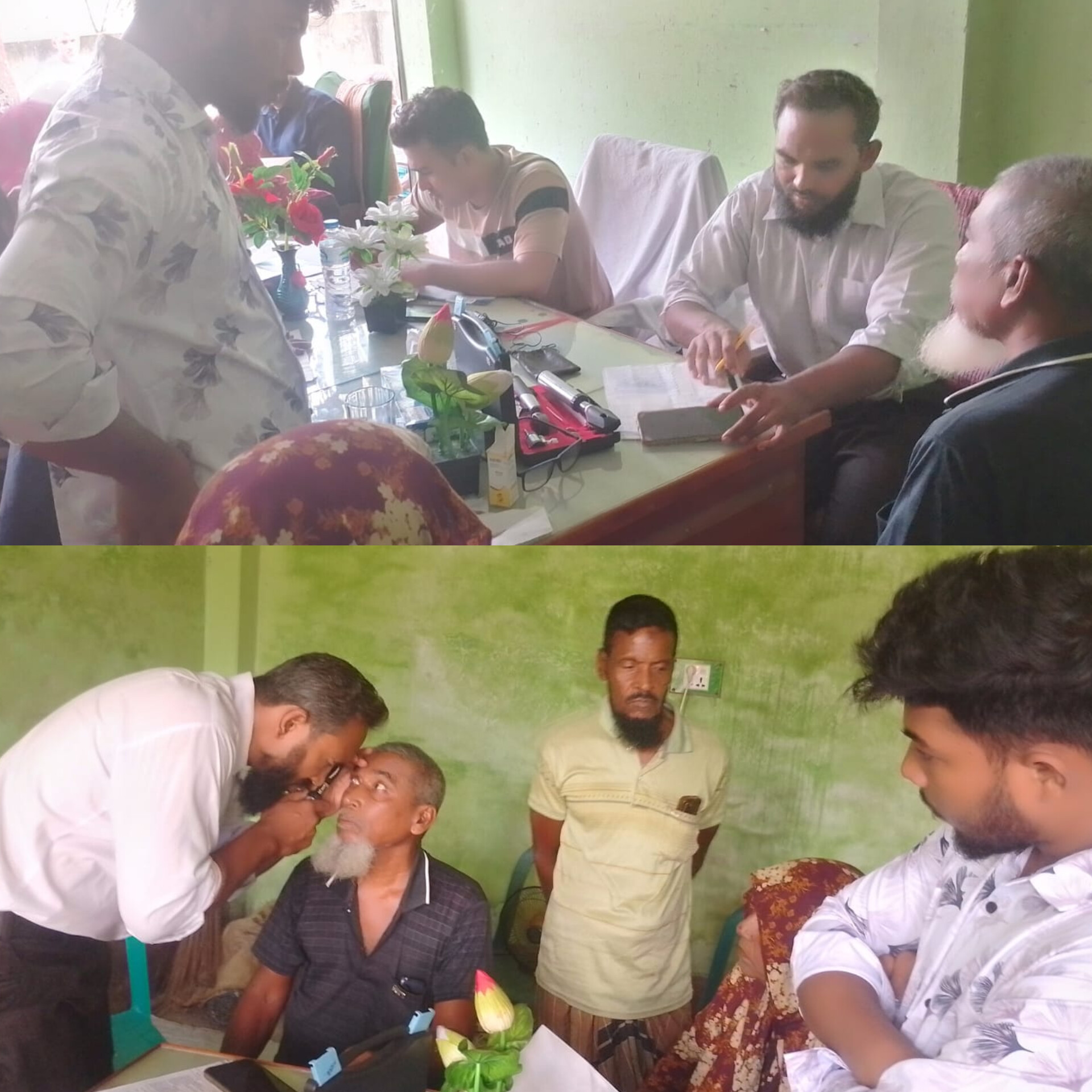 ছাতিয়ানীতে আর্থ সেবা খুলনার চক্ষু ও মেডিকেল ক্যাম্প শত শত রোগীর ভিড়, সকাল থেকে দুপুর ২টা পর্যন্ত চলে চিকিৎসাসেবা